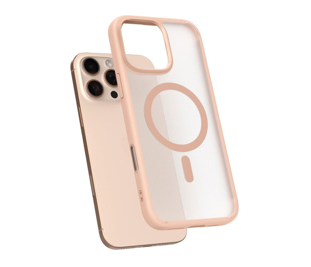 SPIGEN Ultra Hybrid ”T” Mag Magsafe do Iphone 16 Pro Frost Rose 8809971239028 - 1346690 - zdjęcie 4